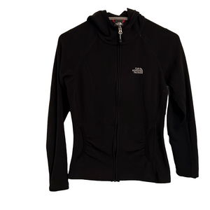 THE NORTH FACE Women’s zip up fleece  S/P hooded jacket.